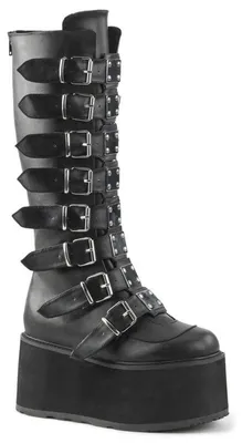 Obrázek produktu pro Demonia | Boty - Damned-318 - Black Matte - EU 38 -  - Vysoká platforma - Pohodlné a stylové