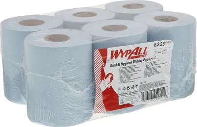 Image de WYPALL Essuie-tout Reach 6223 1 couche bleu 6x430 p./paquet