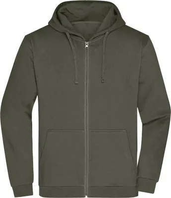 Produktbild von Klassische Sweatjacke mit Kapuze dark-grey, Gr. XL