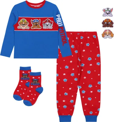 Produktbild von Geschenkset: Pyjama + Socken für Jungen Paw Patrol 4-5 Jahre