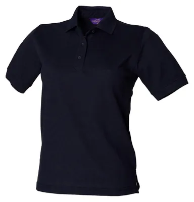 Produktbild von Henbury - "Classic" Poloshirt für Damen, Piqué LT5490 (L) (Marine)