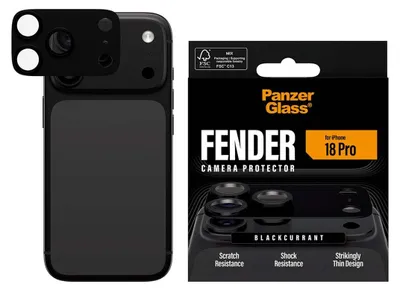 Productafbeelding van PanzerGlass FENDER Camera protector voor iPhone 18 Pro - Ultra-Clear case friendly