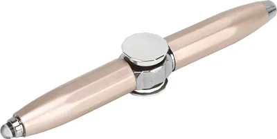Produktbild von Fingerspitze Luminöser Gyro -Kugelschreiber Finger drehen Schreiben mit LED -Licht zum Freigeben von Stress Gold