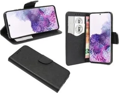 Obrázek produktu pro cofi1453® Pouzdro typu kniha "Fancy" kompatibilní s mobilním telefonem SAMSUNG GALAXY S20+ (G985F) pouzdro peněženkové s funkcí stojánku, slot na karty černé