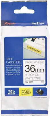 Obrázok produktu pre Brother TZE-261, Čierna na bielej, TZ, Čína, 5 rok / roky, Brother, 3,6 cm