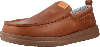 Produktbild von Hey Dude Wally Grip Moc Craft Leather Schuhe Braun EU 43 Mann Braun EU 43