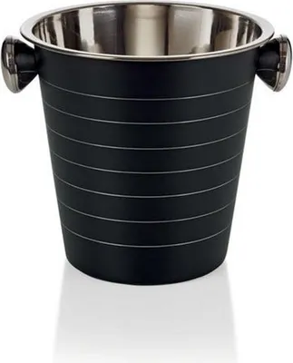 Obrázek produktu pro chladič na víno,sekt 21cm, vědro, černý, NR_EXTPLASTIMEX