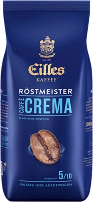 Produktbild von EILLES KAFFEE Röstmeister CAFFÈ CREMA, 1000g Bohnen