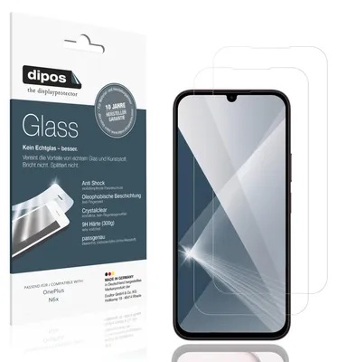Image de 2x Protection écran pour OnePlus N6x Verre souple Film Protecteur 9H dipos