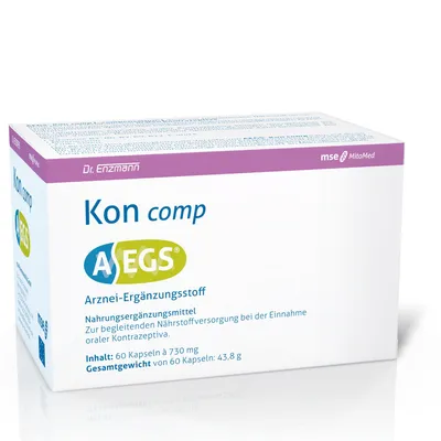 Produktbild von Dr. Enzmann AEGS Kon comp - Ubiquinol Q10 MSE - Coenzym Q10 Kapseln