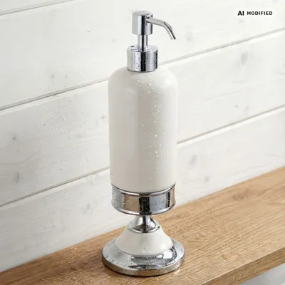 Produktbild von PaulGurkes Seifenspender Standmontage Nostalgie Landhausstil Retro Lotionspender