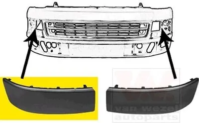Image de VAN WEZEL Cache pare-chocs gris avant droit (5790584) pour VW Multivan T5