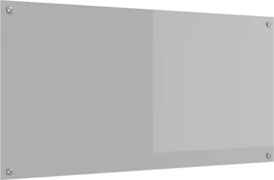 Produktbild von Küchenrückwand Hellgrau 120 x 60 cm Gehärtetes Glas