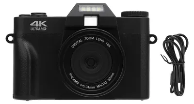 Image de Appareil photo numérique 4K 60fps 75MP 6x Zoom 3 pouces HD -Ecran 1700mah sans miroir pour webcam de voyage