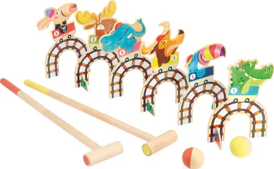 Immagine prodotto di Janod Applepop - Trenino a scorrimento Krocket Golden Golden Taglia unica
