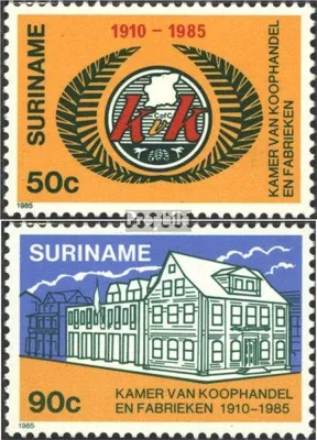 Produktbild von Briefmarken Suriname 1985 Mi 1130-1131 (kompl.Ausg.) postfrisch IHK