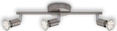 Immagine prodotto di Faretto LED da soffitto 3xGU10 3000K orientabile 12W nichel opaco Briloner