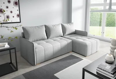 Obrázek produktu pro FurMeb24 ECKSOFA LIMA - 210 x 140 cm neve 83 - s funkcí spánku a lůžkovinami