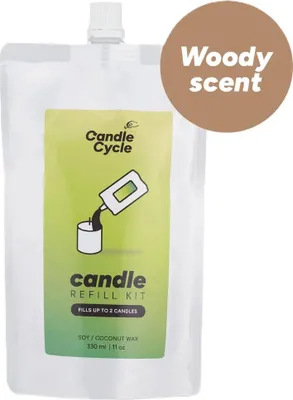 Produktbild von ChattyCandles Refill 330 ml Duft Woody