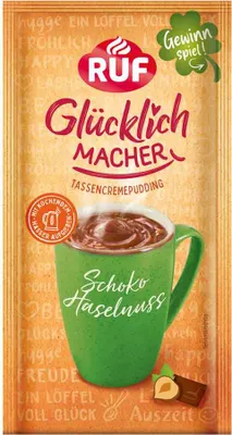 Produktbild von RUF Glücklichmacher Tassenpudding Schoko Haselnuss 59g