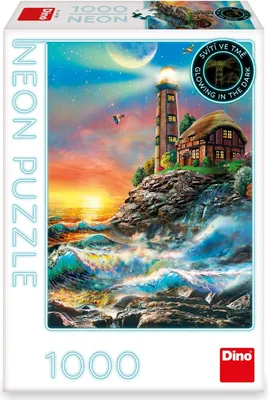 Produktbild von DINO Leuchtturm-Puzzle 1000 Teile