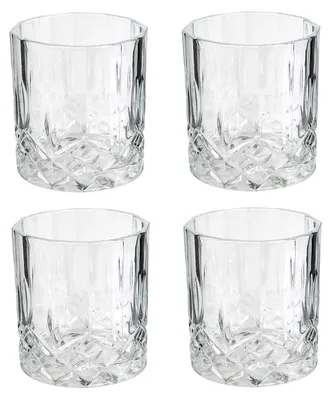 Karaffe mit 4 Gläsern, transparent, 930 ml, Glas