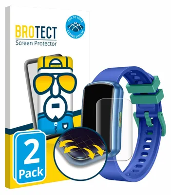 Produktbild von 2x BROTECT Fullscreen Schutzfolie für Cantaos Kids Smartwatch 1.47" Displayschutz Folie Fullcover Klar Transparent