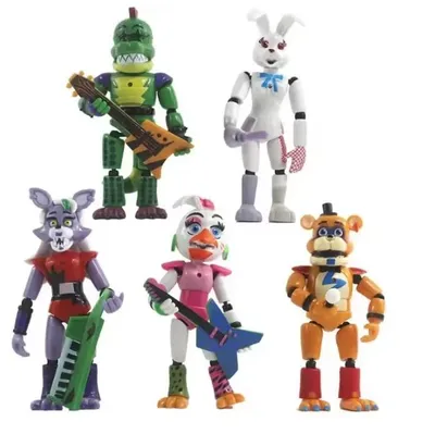 Obrázek produktu pro Figurky Five Nights at Freddy’s Nightmare 5 ks - Svíticí.