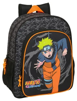 Produktbild von Safta Naruto 15l 32x38x12 Cm Rucksack Schwarz  Kinder Schwarz One Size