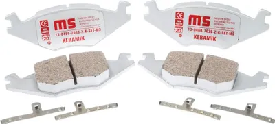 Imagen del producto de Juego de pastillas de freno delanteras MASTER-SPORT para VW GOLF II (19E, 1G1), código de producto: 13046070302K-SET-MS