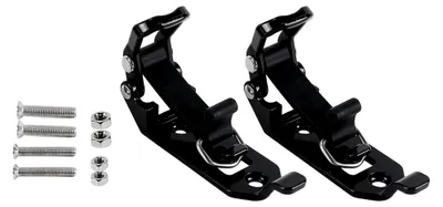 Produktbild von 2 Stück Schaufelhalter für Dachgepäckträger von LKW, Halterklemme, Schaufelhalterung für Dachgepäckträger von LKW, Auto, Boot, Schwarz