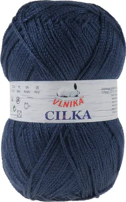 Produktbild von 100g Strickgarn CILKA by VLNIKA Klassikgarn Strickwolle Häkelgarn Sommergarn