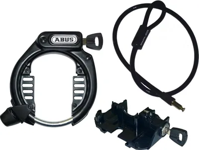 Image de Abus 485 LH Antivol pour vélo Antivol de cadre / câble en acier / antivol à batterie Bosch (montage sur le porte-bagages) , Sélection:Antivol de cadre