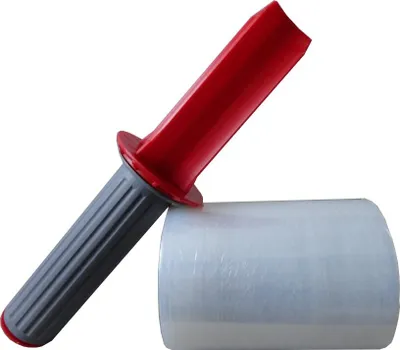 Produktbild von 6 Rollen Mini Stretchfolie 100mm x 150m + Abroller 20my