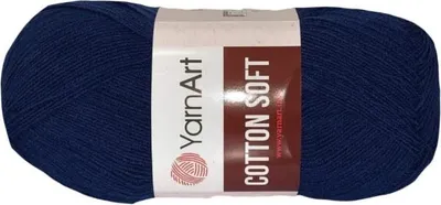 Zdjęcie produktu dla Włóczka YarnArt Bawełna Soft 54 / granat