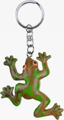 Produktbild von Schlüsselanhänger aus Holz - Laubfrosch