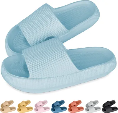 Produktbild von Hausschuhe Damen Sommer,Cloud Slides,Schlappy