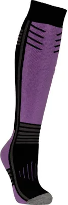Image de Trespass - Chaussettes de ski « Icy » pour hommes/femmes Unie TP6230 (40,5 EU - 45,5 EU) (Noir/Violet)