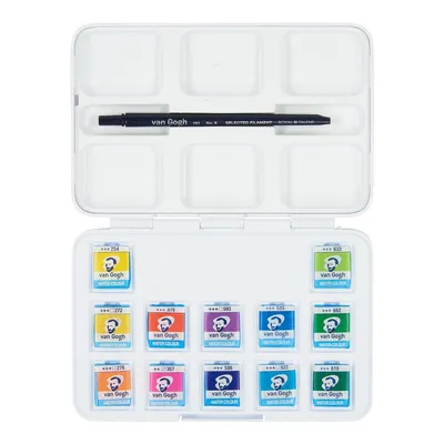 Obrázok produktu pre van Gogh Pocket Box Vibrant Colours Wasserfarbkasten 12 Farben