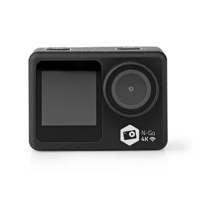Produktbild von Nedis Action Cam - Dualer Bildschirm - 4K@30fps - 16 MPixel - Wasserdicht bis: 30.0 m - 90 min - Wi-Fi - App erhältlich für: Android / IOS - Inkl. halterung - Schwarz
