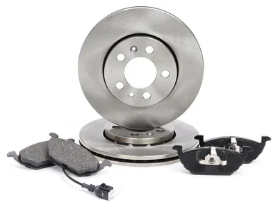Obrázek produktu pro Sada brzd MASTER-SPORT – přední brzdové kotouče a brzdové destičky pro VW Golf IV hatchback (1J1) 256 mm