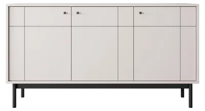 Obrázek produktu pro Selsey JAPANDIES - Příborník třídveřový béžový 154 cm