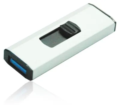 Zdjęcie produktu dla MediaRange MR919, 256 GB, USB Typu-A, 3.2 Gen 1 (3.1 Gen 1), 100 MB/s, Łożysko tulejowe, Czarny, Srebrny