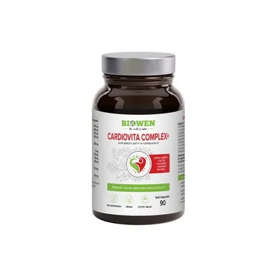 Zdjęcie produktu dla KAPSUŁKI NA WSPARCIE PRACY SERCA CARDIOVITA COMPLEX+ 90 szt. - BIOWEN