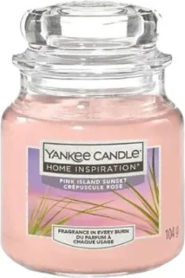 Produktbild von Yankee Candle Duftkerze Kleines Glas Pink Island Sunset 104 g, rosa