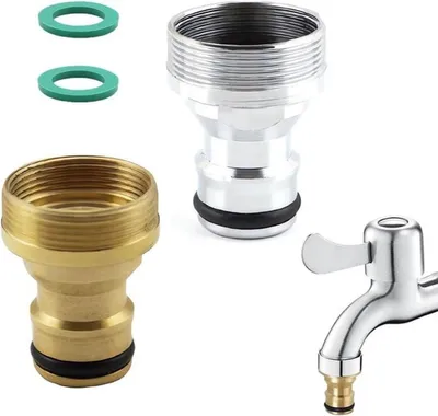 Universeller Wasserhahnadapter Set für Küche und Garten, Schnelle Verbindung für Schläuche und Außenanwendung