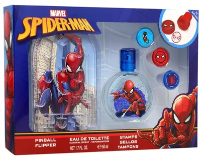 Produktbild von Kinderparfüm Air-Val SPIDERMAN EDT 50+PINBALL EDT 50 ml 3 Stücke