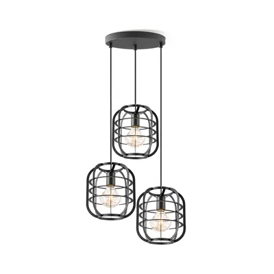 Produktbild von Home Sweet Home Pendelleuchte Nero - Schwarz - 49x49x180cm