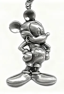 Immagine prodotto di Portachiavi in peltro con Topolino Topolino