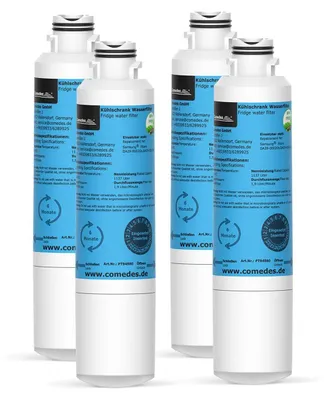 Immagine prodotto di set di 4 filtri per acqua Comedes adatti ai frigoriferi Samsung